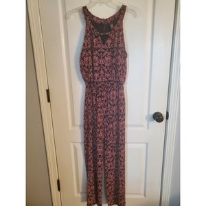 Navy blue & pink jumpsuit